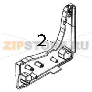 Lower base cover (left) TSC TE200 Lower base cover (left) TSC TE200Запчасть на деталировке под номером: 2