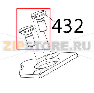 Vite TSP-DIN963, M4x10 Sirman Mirra 300 Y09 Vite TSP-DIN963, M4x10 Sirman Mirra 300 Y09Запчасть на деталировке под номером: 432