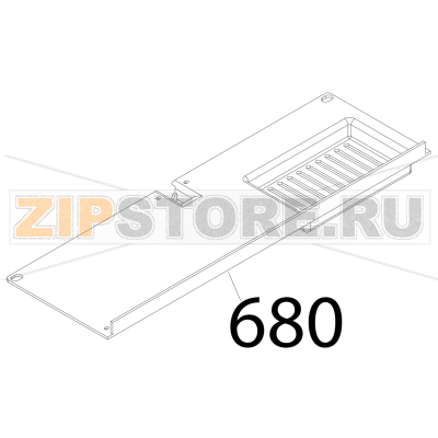 Protezione inferiore Sirman Mirra 250 C Protezione inferiore Sirman Mirra 250 CЗапчасть на деталировке под номером: 680