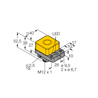 Датчик индуктивный Turck NI22U-Q40-AP6X2-H1141 