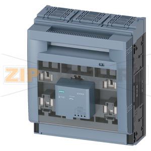 SENTRON, предохранительный Разъединитель 3NP1, 3-pole, NH3, 630 A, for assembly and installation on mounting plate, рамочные клеммы, предохранительный monitoring electronic EFM15, cover level 70mm Siemens 3NP1163-1DA24 
