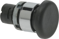 MUSHROOM PUSH-BUTTON BLACK ø 40 mm