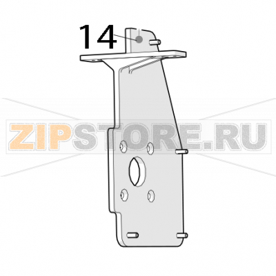 Intermediate clamp Zumex Essential pro Intermediate clamp Zumex Essential proЗапчасть на деталировке под номером: 14