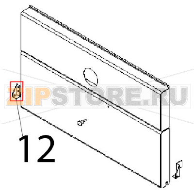 Cerniera SX Angelo Po 191PD1G Cerniera SX Angelo Po 191PD1GЗапчасть на деталировке под номером: 12