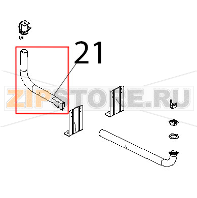 Tubo venturi standard Unox XV 703G Tubo venturi standard Unox XV 703GЗапчасть на деталировке под номером: 21