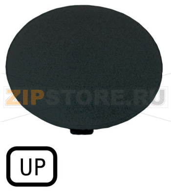 Шильдик кнопочный, черный, грибовидный, УП Eaton M22-XDP-S-GB3 