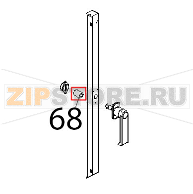 Tubo sil. nero 27x17, 55/65 Sh Unox XV 703G Tubo sil. nero 27x17, 55/65 Sh Unox XV 703GЗапчасть на деталировке под номером: 68