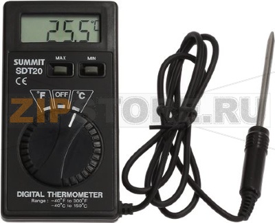 ЦИФРОВОЙ ТЕРМОМЕТР -40+150°C/-40+300°F 