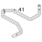 Pipe (A) - low side Hoshizaki IM-65NE