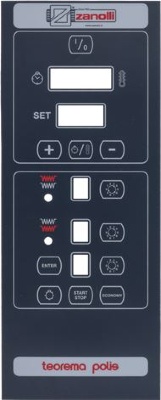 ТАБЛИЧКА ЦИФР.КНОП. ПАНЕЛИ  325x130 mm 