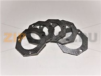 KIT 5PZ GUARNIZ.GRAFITE ARMATA 90x90x3