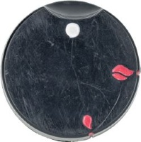 ЧЕРНАЯ РУЧКА Ø 50 ММ С ШЕЛКОТРАФАРЕТНОЙ ПЕЧАТЬЮ