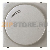 Механизм электронного поворотного светорегулятора для люминесцентных ламп 700 Вт, 0/1-10 В, 50 мА, двухмодульный, серебристый ABB 2CLA226090N1301