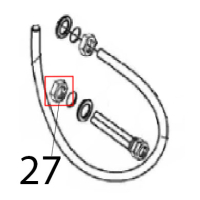 Lock nut 1/2" Angelo Po C165D