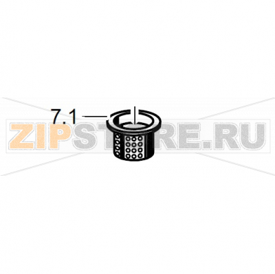 Sieb Magnetventil Winterhalter UC-M Sieb Magnetventil Winterhalter UC-MЗапчасть на деталировке под номером: 7.1Название запчасти на немецком языке: Sieb Magnetventil Winterhalter UC-M