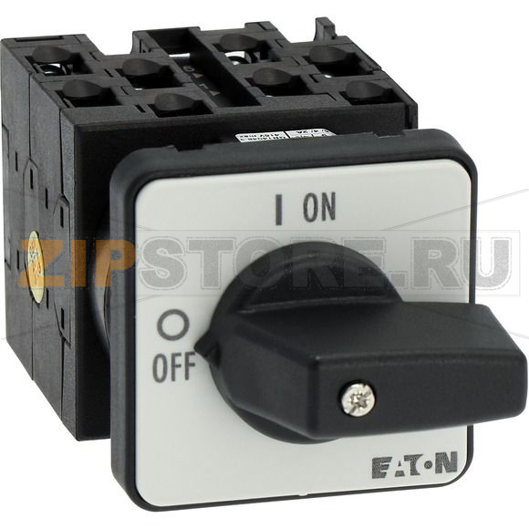 Переключатель вкл/выкл, T0, 20 A, 4 модуль, 8-полюсн Eaton T0-4-8344/E 