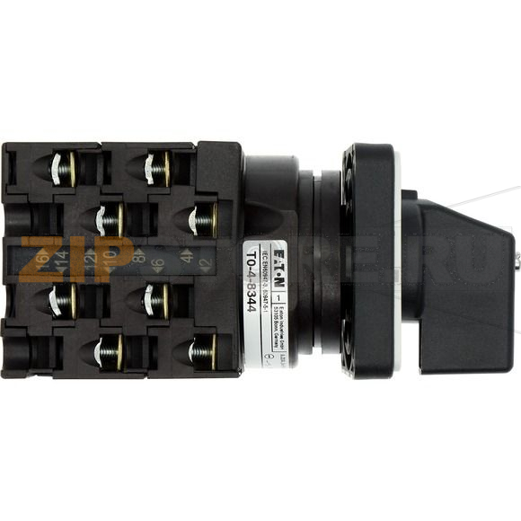 Переключатель вкл/выкл, T0, 20 A, 4 модуль, 8-полюсн Eaton T0-4-8344/E 