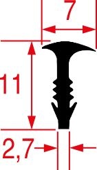 УПЛОТНИТЕЛЬ ФАСАДА ПЕЧИ 