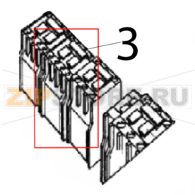 Contactor Angelo Po C165D Contactor Angelo Po C165DЗапчасть на деталировке под номером: 3