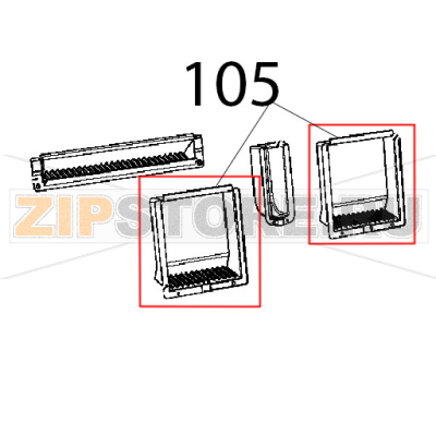 Coprimotore IP Unox XFT 185 Coprimotore IP Unox XFT 185Запчасть на деталировке под номером: 105