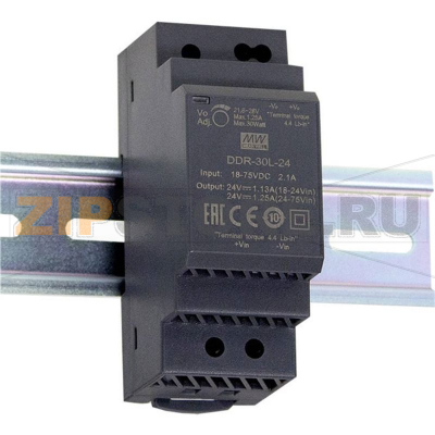 Преобразователь DC/DC на DIN-рейку, 12 В/DC, 2.5 А, 30 Вт Mean Well DDR-30L-12 