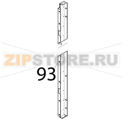 Traverso interno destro porta Tecnoeka KF 1010 EV UD Traverso interno destro porta Tecnoeka KF 1010 EV UDЗапчасть на деталировке под номером: 93