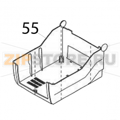 Bottom cover Sato CG412DT Bottom cover Sato CG412DTЗапчасть на деталировке под номером: 55Название запчасти на английском языке: Bottom cover Sato CG412DT.