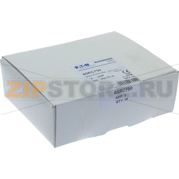 Предохранитель, 6 A, DC 750 В, 21x127 мм, BS Eaton 6Amp 750V dc TRACTION FUSE 