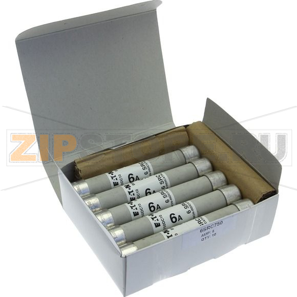 Предохранитель, 6 A, DC 750 В, 21x127 мм, BS Eaton 6Amp 750V dc TRACTION FUSE 