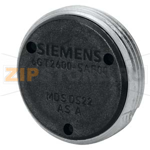 TRANSPONDER MDS D522 FOR RF200 ONLY FOR CLIPPNG IN METAL ISO 15693 CHIP TYPE, FUJITSU MB89R112, 8192 BYTE FRAM USER MEMORY 20 X 6 MM (DXH), M20X1 THREAD -25 UP TO +85 DGR, MINIMAL ORDER QUANTITY 10 PCS Siemens 6GT2600-5AF00 
