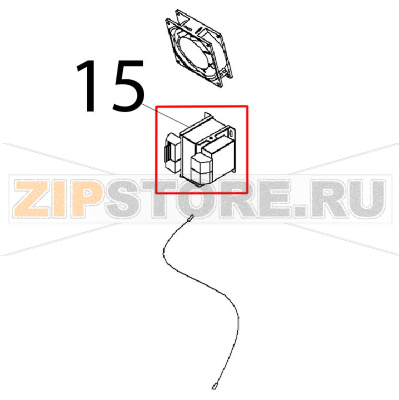 Trasformatore 50 VA Angelo Po FX101G2 Trasformatore 50 VA Angelo Po FX101G2Запчасть на деталировке под номером: 15