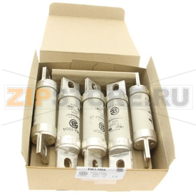 Предохранитель, 100 A, AC 1000 В, DC 800 В, 25 кА, 29x126 мм, aR, UL Eaton 100AMP 1000V AC SEMI-C 
