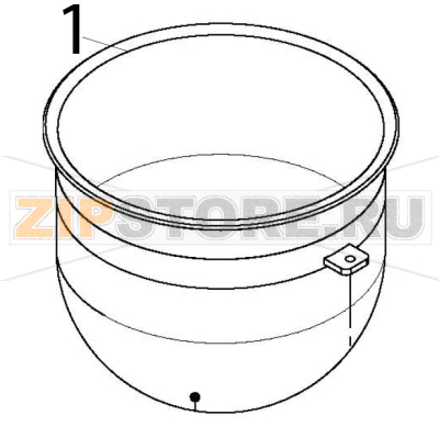 Bowl Escher PM 60-V Bowl Escher PM 60-VЗапчасть на деталировке под номером: 1