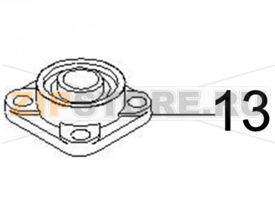 Суппорт UCF204 Fimar 18/SN Суппорт UCF204 для тестомеса Fimar 18/SNЗапчасть на деталировке под номером: 13Количество запчастей в комплекте: 1Оригинальное название запчасти Fimar: Support