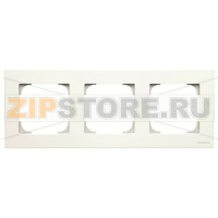 Рамка трехместная, альпийский белый ABB 2CLA857300A1101