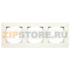 Рамка трехместная, альпийский белый ABB 2CLA857300A1101 