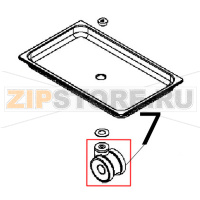 Ruota piroet Ø: 100 s/freno Angelo Po FX201G3