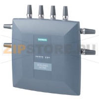 IWLAN access point, SCALANCE W1788-2 M12, 2 radios, 8 N-CON antenna port, iFeatures support via CLP, IEEE 802.11a/b/g/h/n/ac, 2.4/5 GHz, gross 1733 Mbit/s per radio, 2x M12 max. 1 Gbit/s, PoE, redundant 24 V DC,M12 A-coded IP65, -20..+70 &#176;C, CLP slot