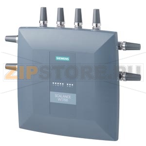 IWLAN access point, SCALANCE W1788-2 M12, 2 radios, 8 N-CON antenna port, iFeatures support via CLP, IEEE 802.11a/b/g/h/n/ac, 2.4/5 GHz, gross 1733 Mbit/s per radio, 2x M12 max. 1 Gbit/s, PoE, redundant 24 V DC,M12 A-coded IP65, -20..+70 &amp;#176;C, CLP slot 