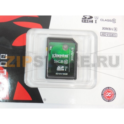 Карта памяти 16 Гб Kingston SD10V-16GB 