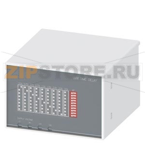 time-delay device (adjustable) for undervoltage release UVR 24/30V AC/DC standard rail mounting accessory for circuit breaker 3WL10 / 3VA27 Siemens 3VW9011-0AE10 