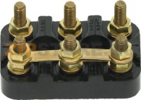 TERMINAL BLOCK BLACK 56x36x13 mm