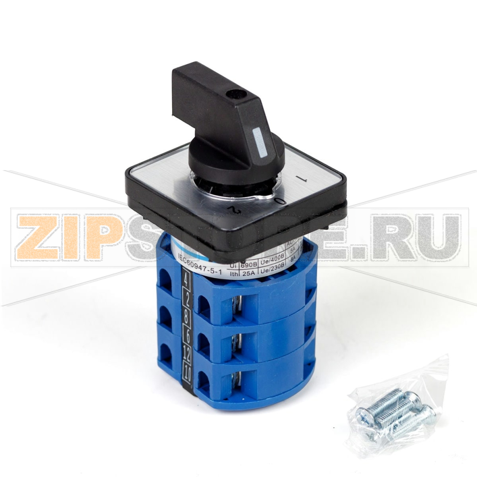 Переключатель кулачковый 25 А, 3 полюса Chint LW32-25/3 