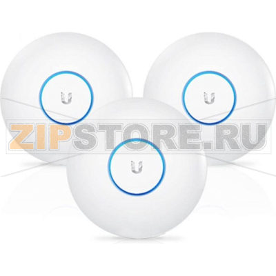 Точка доступа 2.4/5 ГГц, 3 шт Ubiquiti UAP-NANOHD-3 