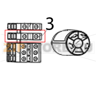 Morsetto 1P, 16 mm Silanos NE1300 Morsetto 1P, 16 mm Silanos NE1300Запчасть на деталировке под номером: 3