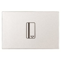 Механизм карточного выключателя с накладкой, двухмодульный, альпийский белый ABB 2CLA221450N1101