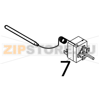 Thermostat 0-90° Silanos N700 PS Thermostat 0-90° Silanos N700 PSЗапчасть на деталировке под номером: 7