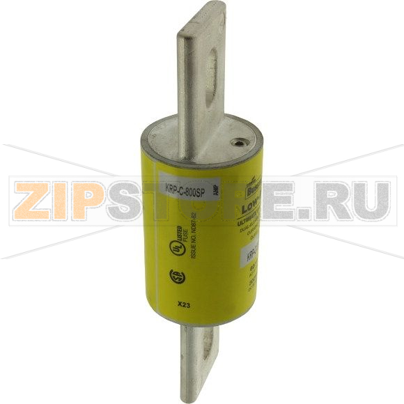 Предохранитель, 800 A, AC 600 В, DC 300 В, 61x219 мм, L, UL Eaton LOW-PEAK TIME-DELAY 300K 