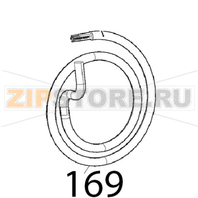 Cable 5x2.5 MMQ, H07RNF, L=1.5 Unox XVC 205E Cable 5x2.5 MMQ, H07RNF, L=1.5 Unox XVC 205EЗапчасть на деталировке под номером: 169