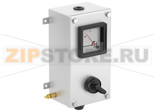 Модуль управления Control Unit Ex e, Stainless Steel, Ammeter with Control Switch LCS8.WBAASA.N5MX.B.1 Pepperl+Fuchs Electrical specificationsOperating voltage250 V max.Operating current16 A max.Terminal capacity2.5 mm2Functionammeter 1 ARated operating voltage690 V ACRated operating current1 ALabelingscale 0 ... 1 / 5 AFunction 2control switch, smallColorblackContact configuration2x NOSwitching configuration3 position changeover with left OFFUsage categoryAC12 - 12 ... 250 V AC - 16 AAC15 - 12 ... 250 V AC - 10 ADC13 - 12 ... 110 V DC - 1 ADC13 - 12 ... 24 V DC - 1ANumber of poles2Operator actionengage - engage - engageLabeling0 - I - IIMechanical specificationsHeight220 mm (A)Width116 mm (B)Depth85.5 mm (C)External dimension117 mm with operators (C1) 92.2 mm with screws (C2) 145 mm with mounting brackets (K)Fixing holes distance, height161 mm (G)Fixing holes distance, width130 mm (H)Enclosure coverfully detachableCover fixingM6 stainless steel hexagon head screwsFixing holes diameter6.1 mm (J)Degree of protectionIP66Cable entryNumber of cable entries1 x M20 in face A fitted with polyamide Ex e stopping plug1x M20 in face B fitted with polyamide Ex e cable glandDefined entry areaface A and face BMaterialEnclosure1.5 mm 316L, (1.4404) stainless steelFinishelectropolishedSealone piece closed cell neopreneMass3 kgMountingmouting brackets with 6.1 mm screw holesGroundingM6 internal/external brass grounding boltAmbient conditionsAmbient temperature-40 ... 55 °C (-40 ... 131 °F) @ T4 -40 ... 40 °C (-40 ... 104 °F) @ T6 Data for application in connection with hazardous areasEU-Type Examination CertificateSIRA 13ATEX3059XMarking II 2 GD Ex de IIC T6 Gb, Ex tb IIIC T80°C Db Ex de IIC T4 Gb, Ex tb IIIC T130°C DbInternational approvalsIECEx approvalIECEx SIR 13.0021EAC approvalTC RU C-DE.GB06.B.00567ConformityDegree of protectionEN 60529General informationSupplementary informationEC-Type Examination Certificate, Statement of Conformity, Declaration of Conformity, Attestation of Conformity and instructions have to be observed where applicable. For information see www.pepperl-fuchs.com.AccessoriesOptional accessoriesEngraved traffolyte tag labelEngraved AISI 316L stainless steel tag labelColor in-fill stainless steel tag label